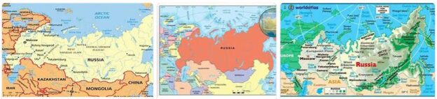 Russia Surface and Boundaries